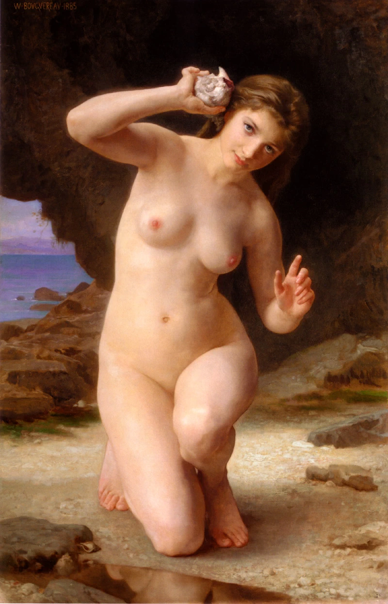 Donna con conchiglia - 1885